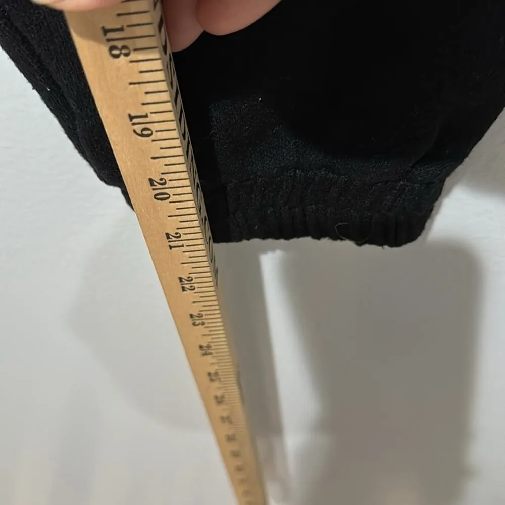 Zara Plush Joggers In Black Size Small - Image 9
