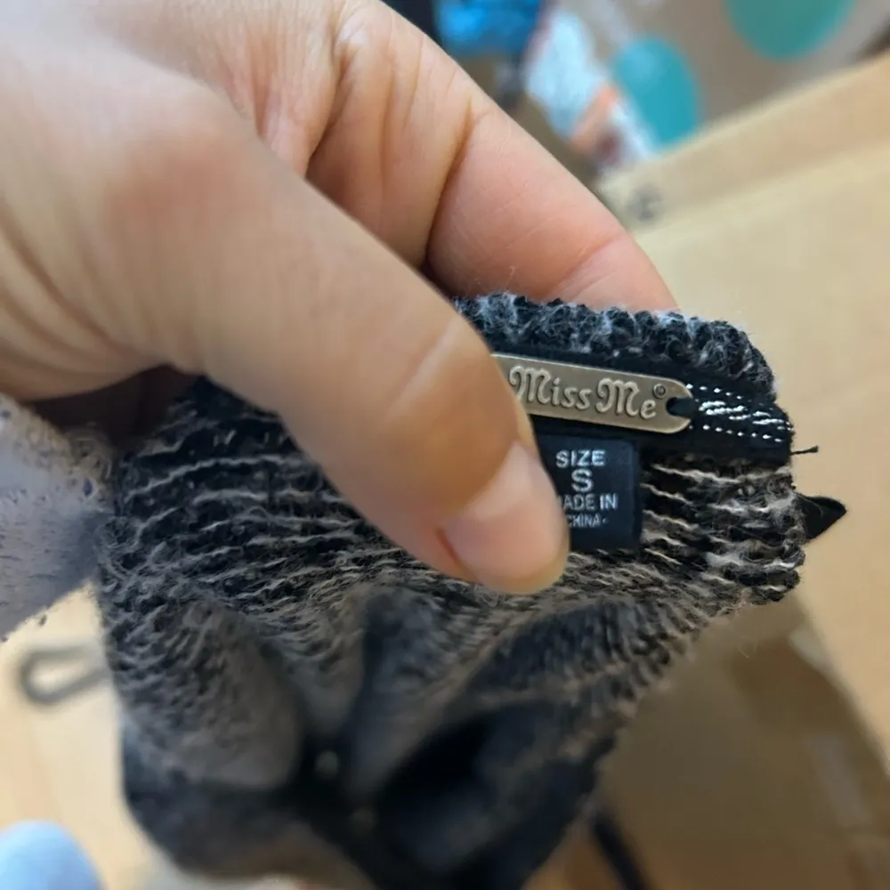 Miss Me Y2K Embellished Beaded Sweater - Image 3