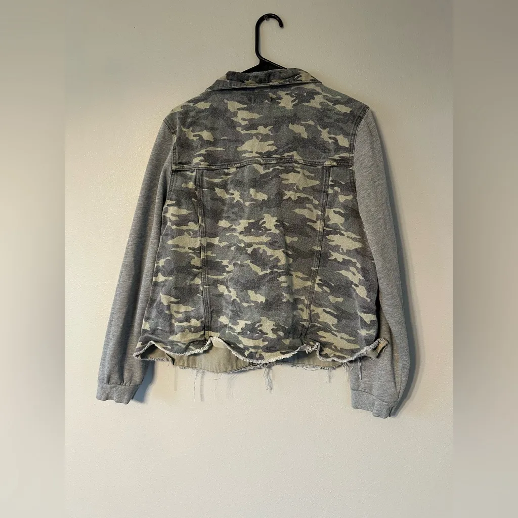 Gilded Intent Washed Camo Canvas Hooded Jacket - Image 5