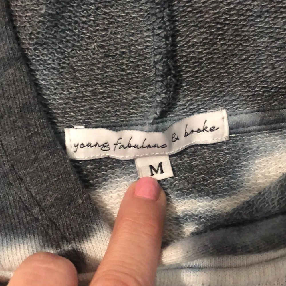 Young Fabulous and Broke Tie Dye Sweatshirt Size M - Image 7