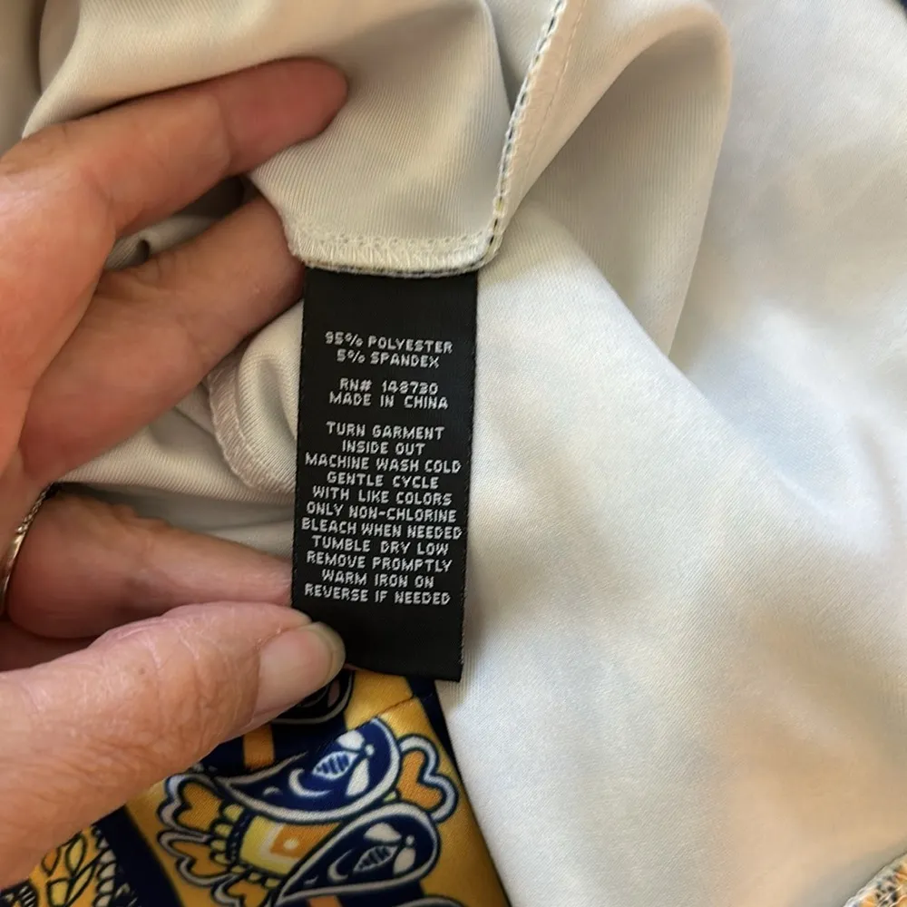 Eci Paisley Pencil Dress - Image 5