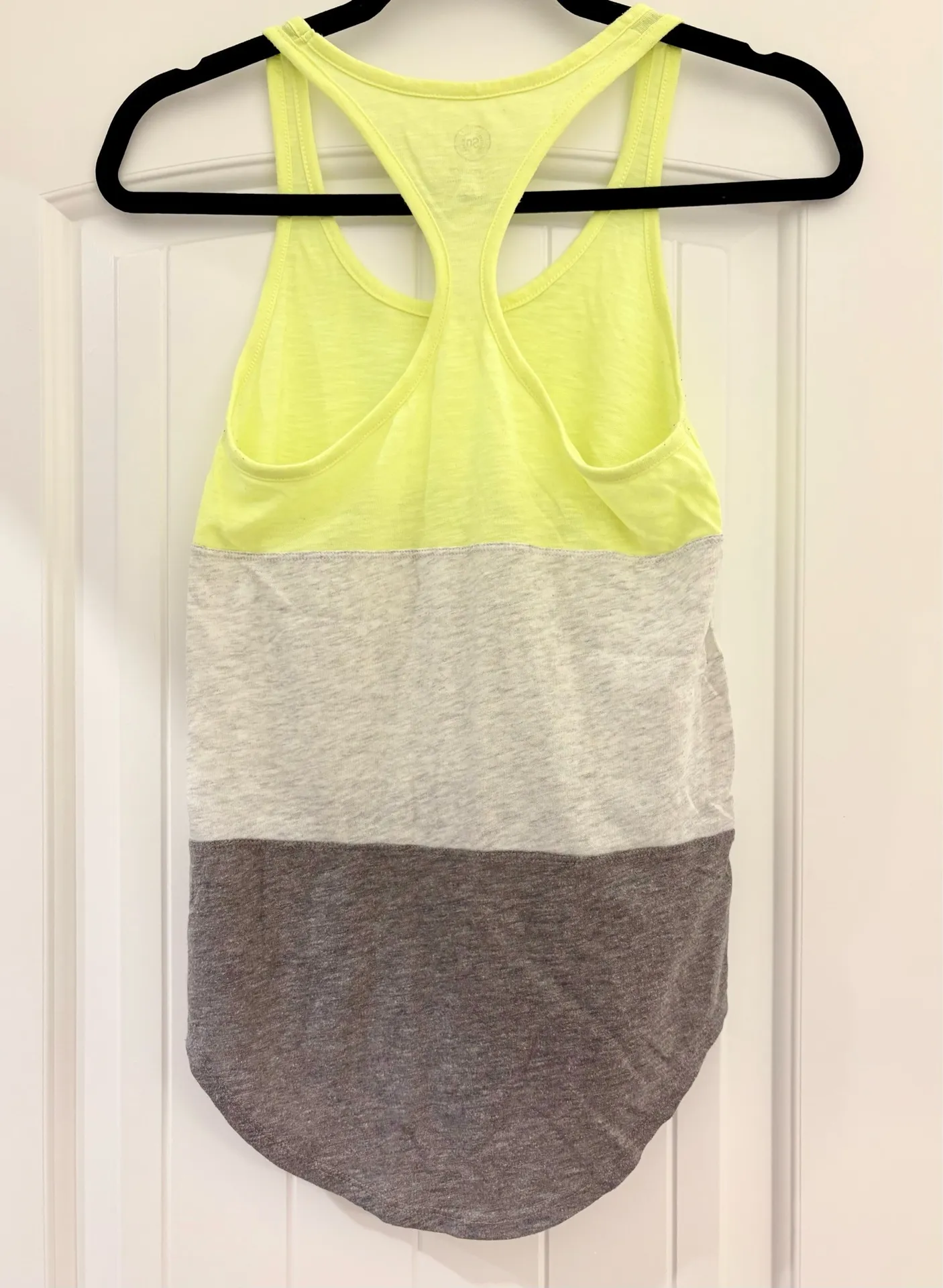 Workout Tank Top Yellow - Image 2