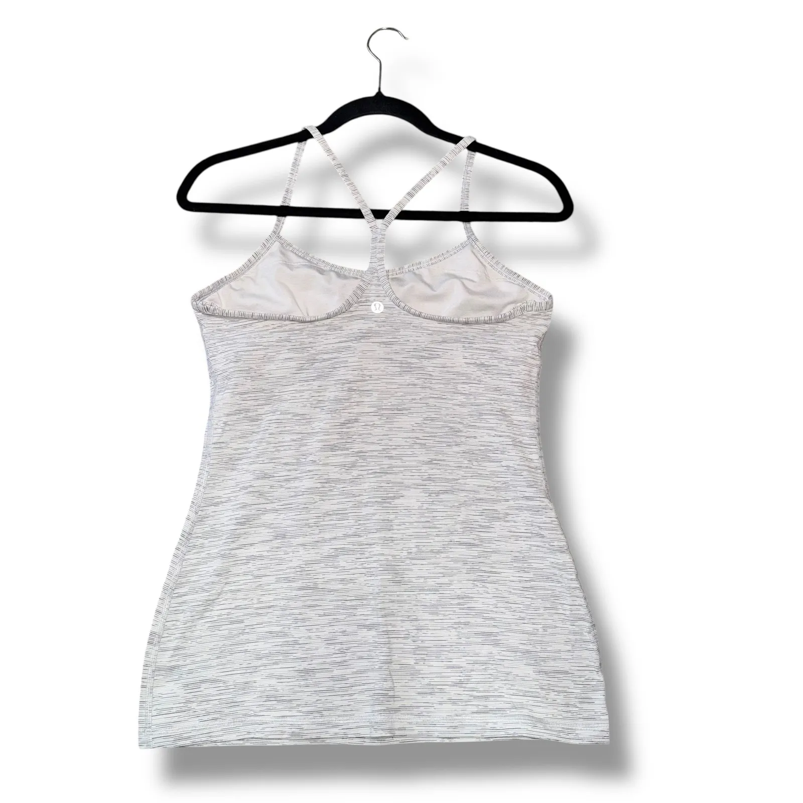 Lululemon Align Tank Top Heathered Grey Racerback Athletic Workout Size 8 - Image 3