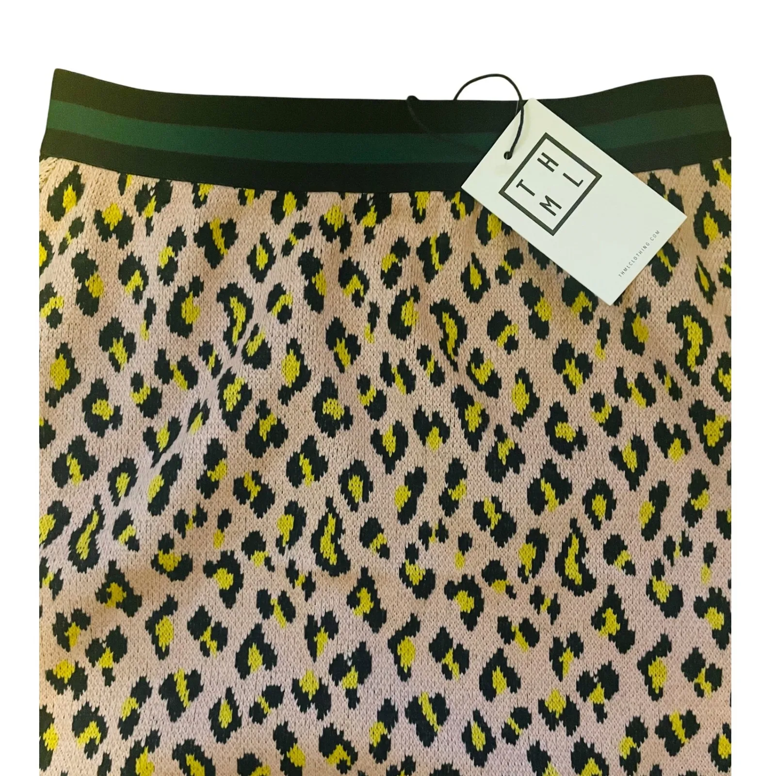 Thml Skirts‎ | Thml Blush Pink Leopard Print High-Rise Knit Skirt | NWT - Image 2