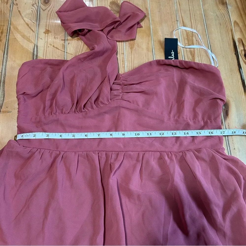 NWT Lulus Elevated Vision Rusty Rose One - Image 8