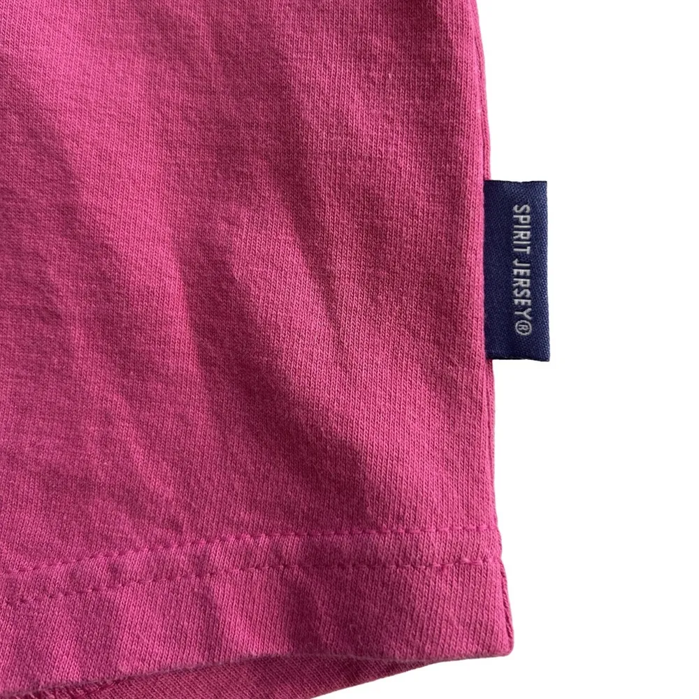 XL Authentic Disney Magenta puffy ombré sparkly long sleeve Spirit Jersey - Image 10