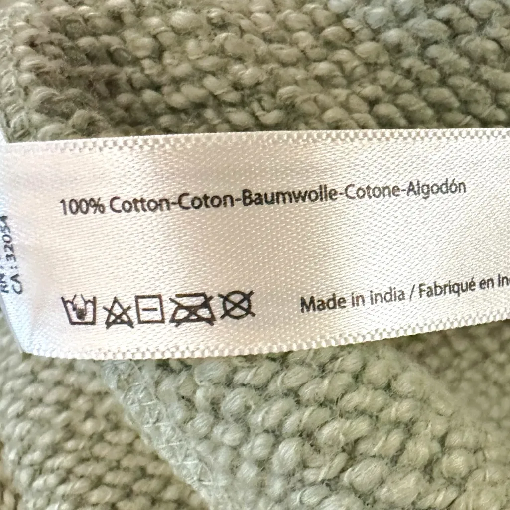 Free People FP One Bohemian Wide Leg Barrel Arden Knit Pants Sage Green Large - Image 10