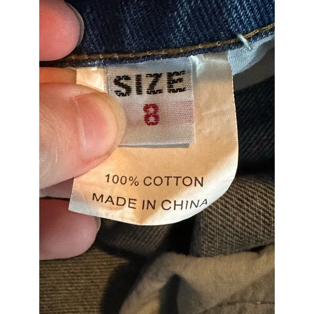 Princess Polly Light Wash Mom Distressed High Waisted Denim Blue Jeans Size 4 - Image 5