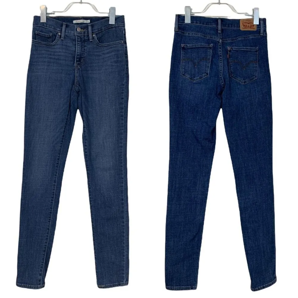 Levi’s Women's 311 Shaping Skinny Ankle Mid Rise Dark Wash Jeans Size 27 - Image 8