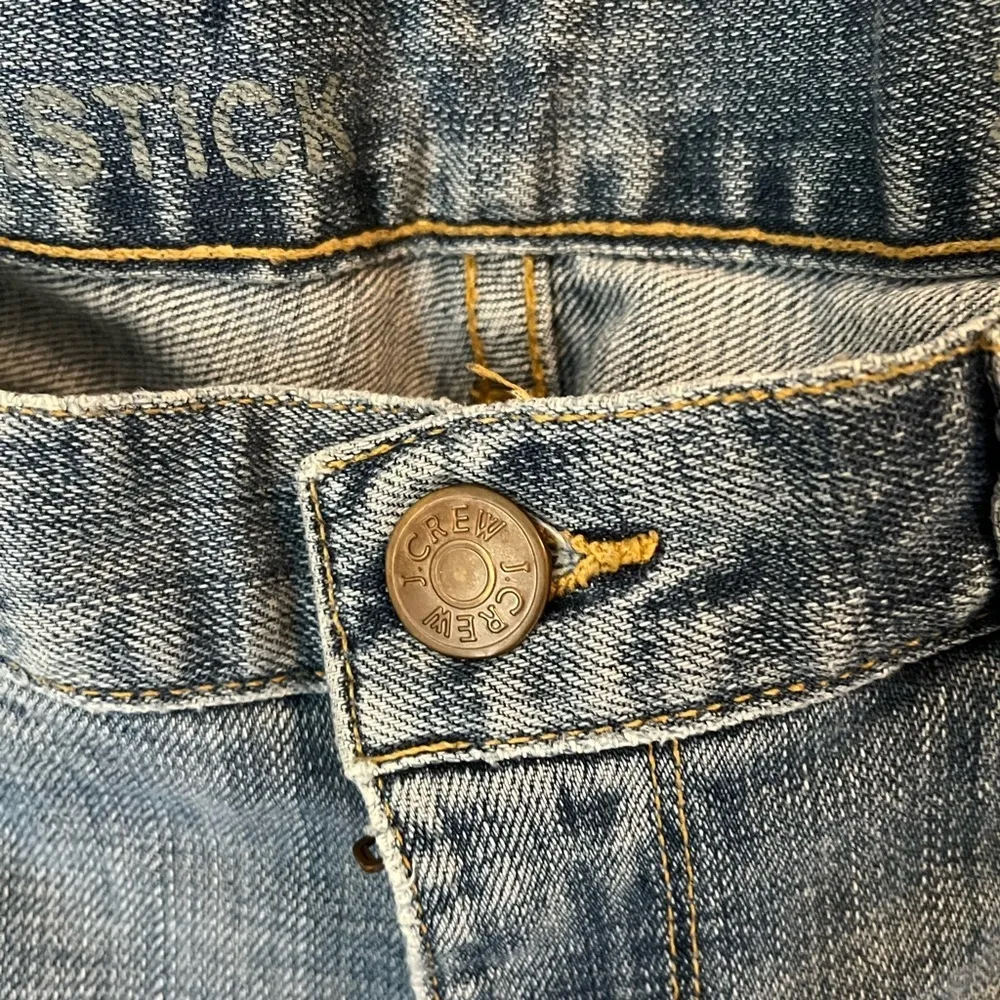 J. Crew Y2K Jeans Women's 27 Blue Denim Matchstick Stretch Mid/low Rise Straight - Image 3