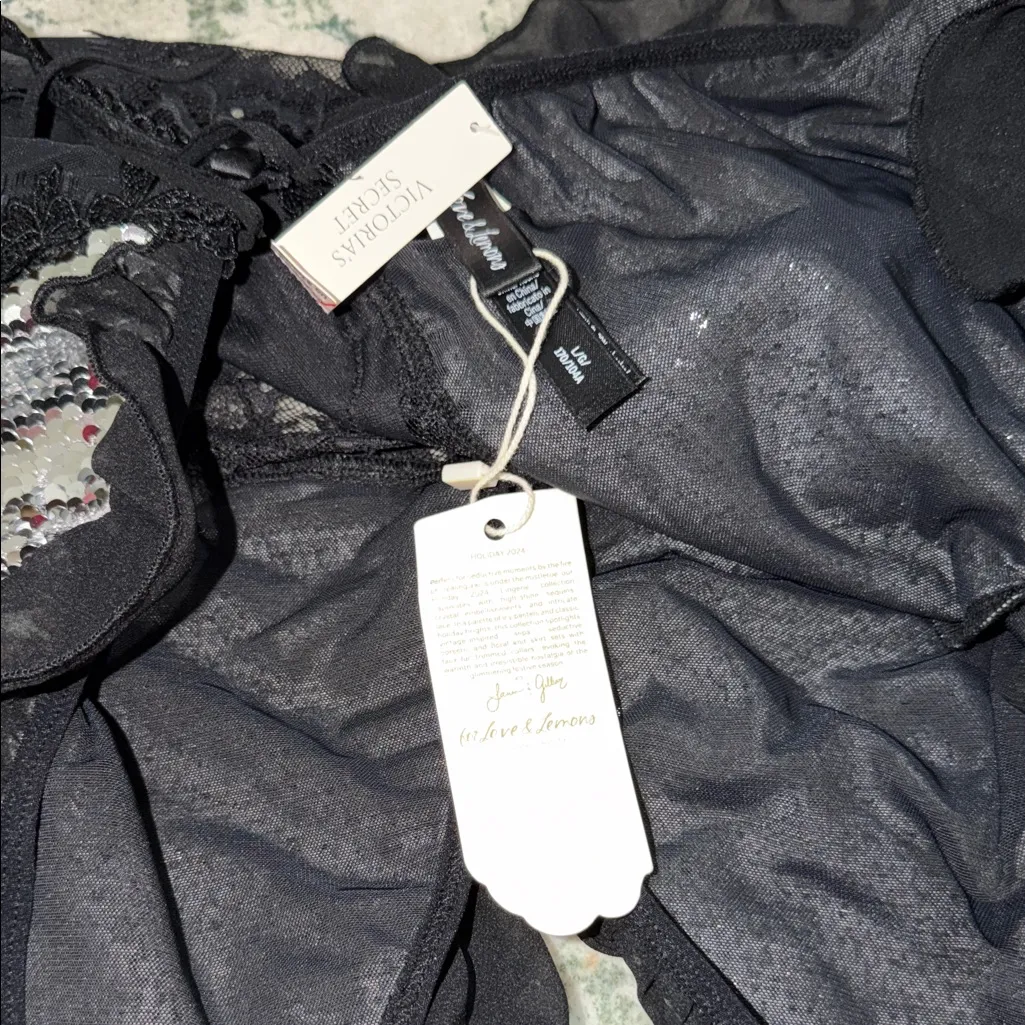 For love & lemons 🍋 maia teddy Lace Bodysuit - Image 3