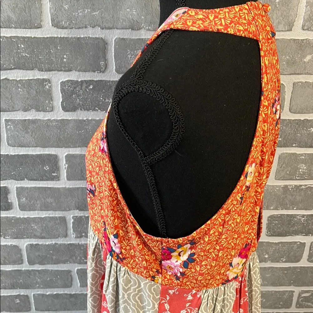 Free People Dream Darlin Floral Patchwork Tank Top Size Small EUC - Image 9