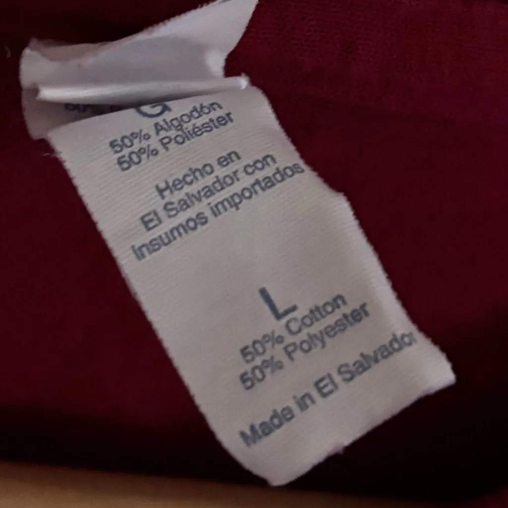 💥 Rider University Rider Ready Crewneck Short Sleeve Top Red Size L - Image 3