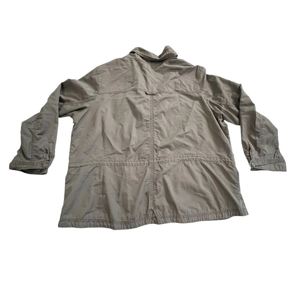 Eddie Bauer Women’s Utility Cargo Jacket 3X Military Style - Image 8