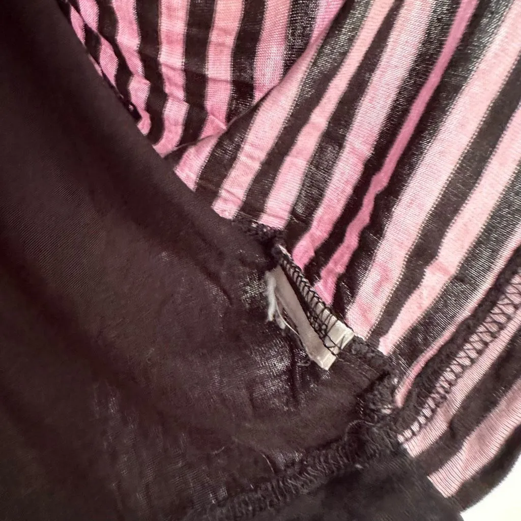 Adidas x Stella McCartney Women’s XS Purple Black Striped Top - Image 3