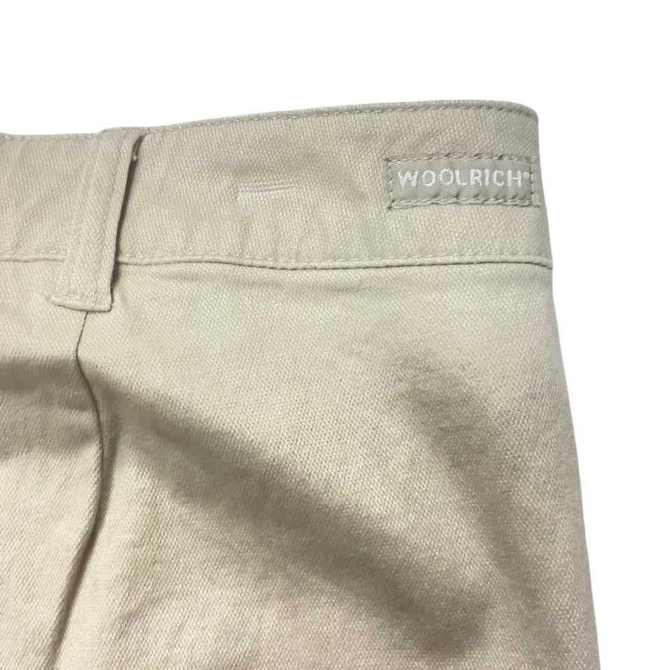 Woolrich Women's British Tan‎ Straight Leg Trouser Pants Beige 16P Petite - Image 6