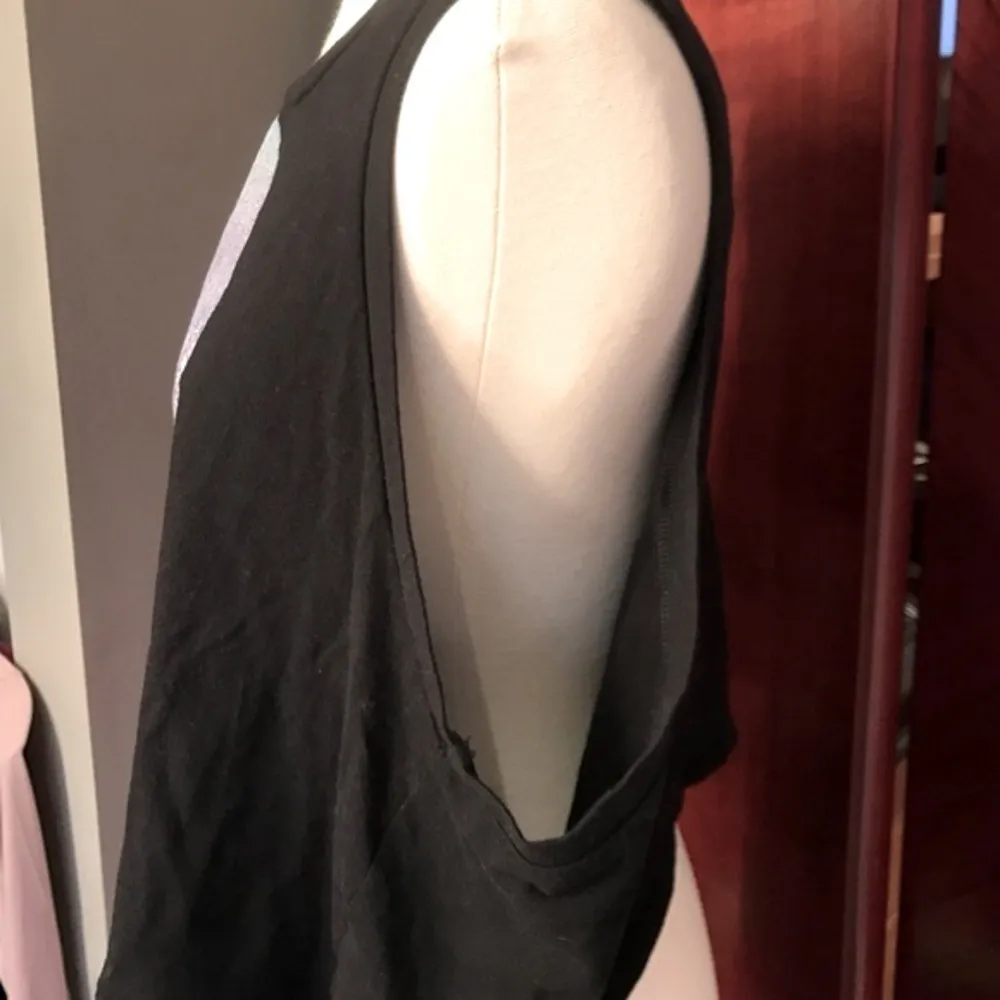 Project Social T  Black Distressed Skull Graphic Tank - Image 6