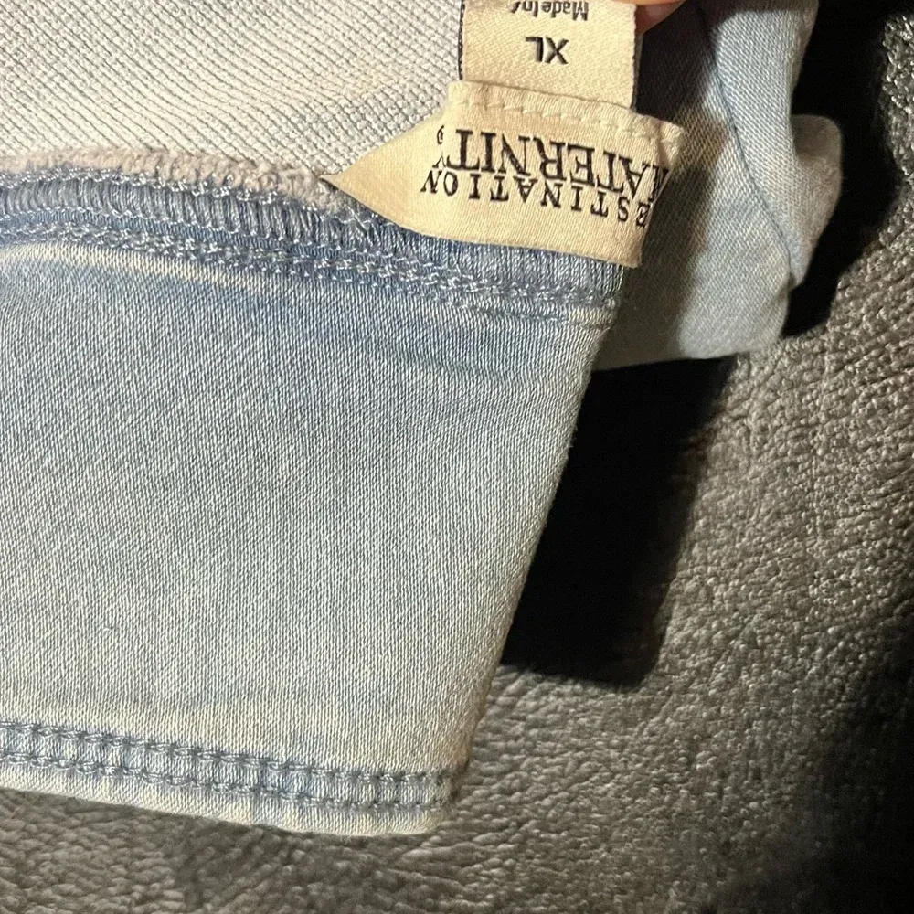 Destination Maternity Jeggings Size XL‎ Blue - Image 4