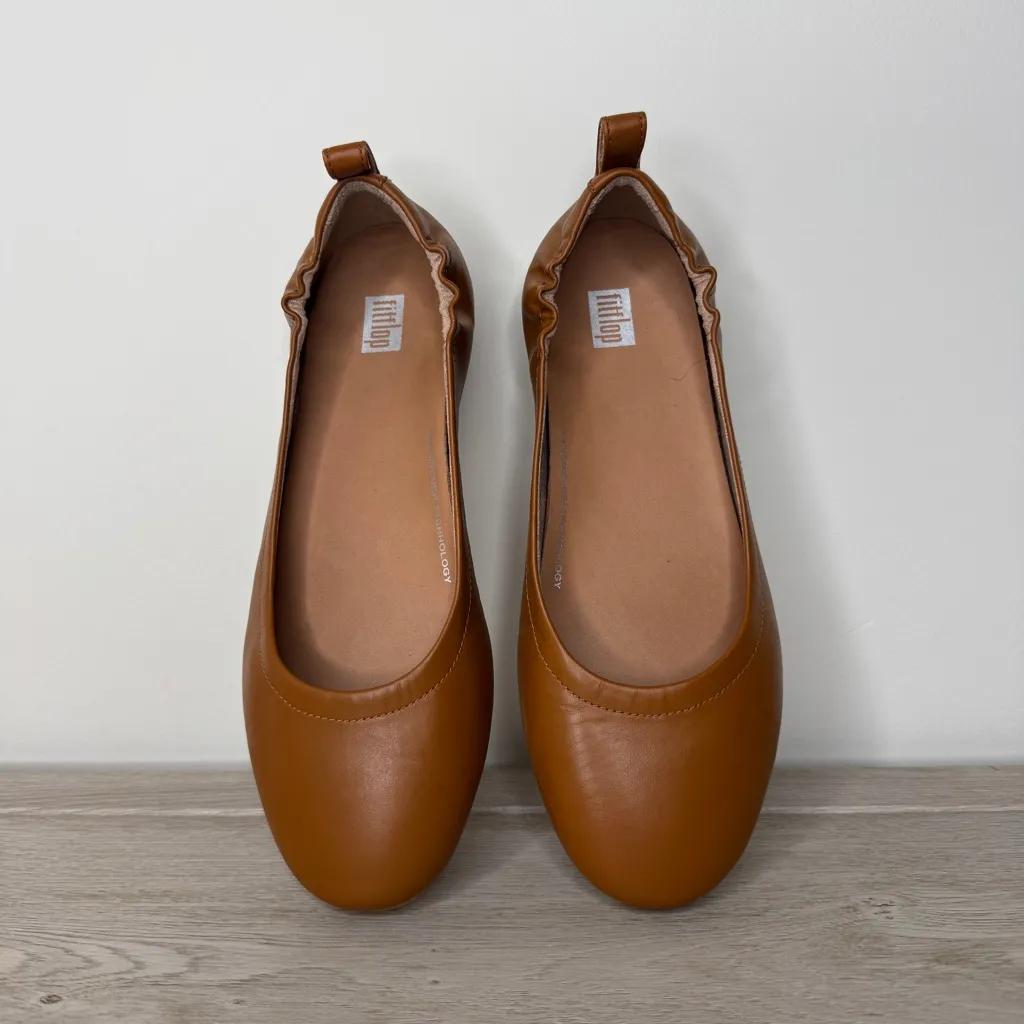 FitFlop Allegro Leather Dynamicush Classic Ballet Flat size 7.5 - Image 6