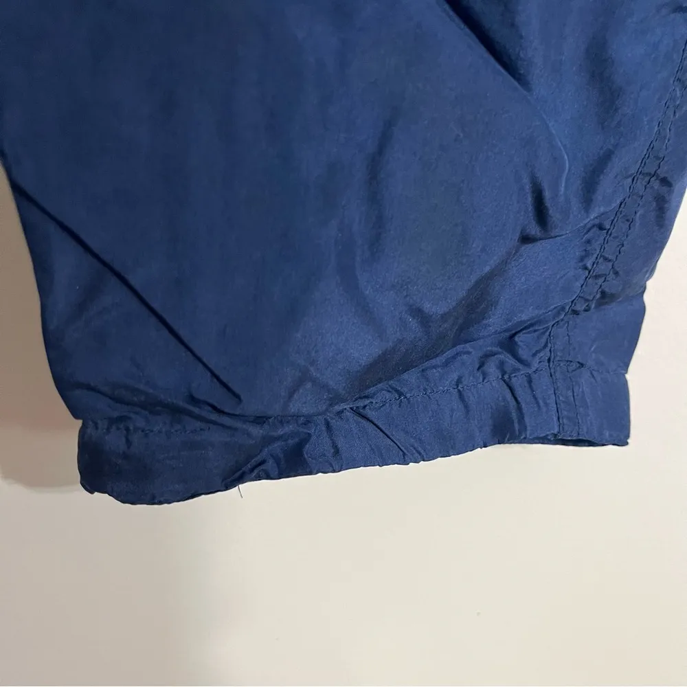 Women’s Vintage Kriss Kross‎ 100% Silk Navy Blue Joggers Size Large Ankle Zip - Image 3