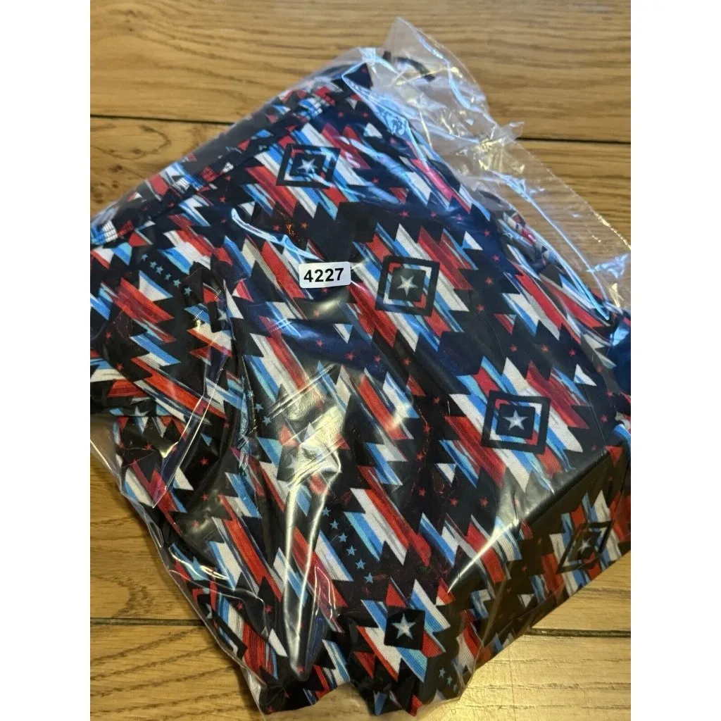 LuLaRoe Carly Hi-Lo‎ Dress Colorful Geometric Pattern Size XS Loungewear NWT - Image 13