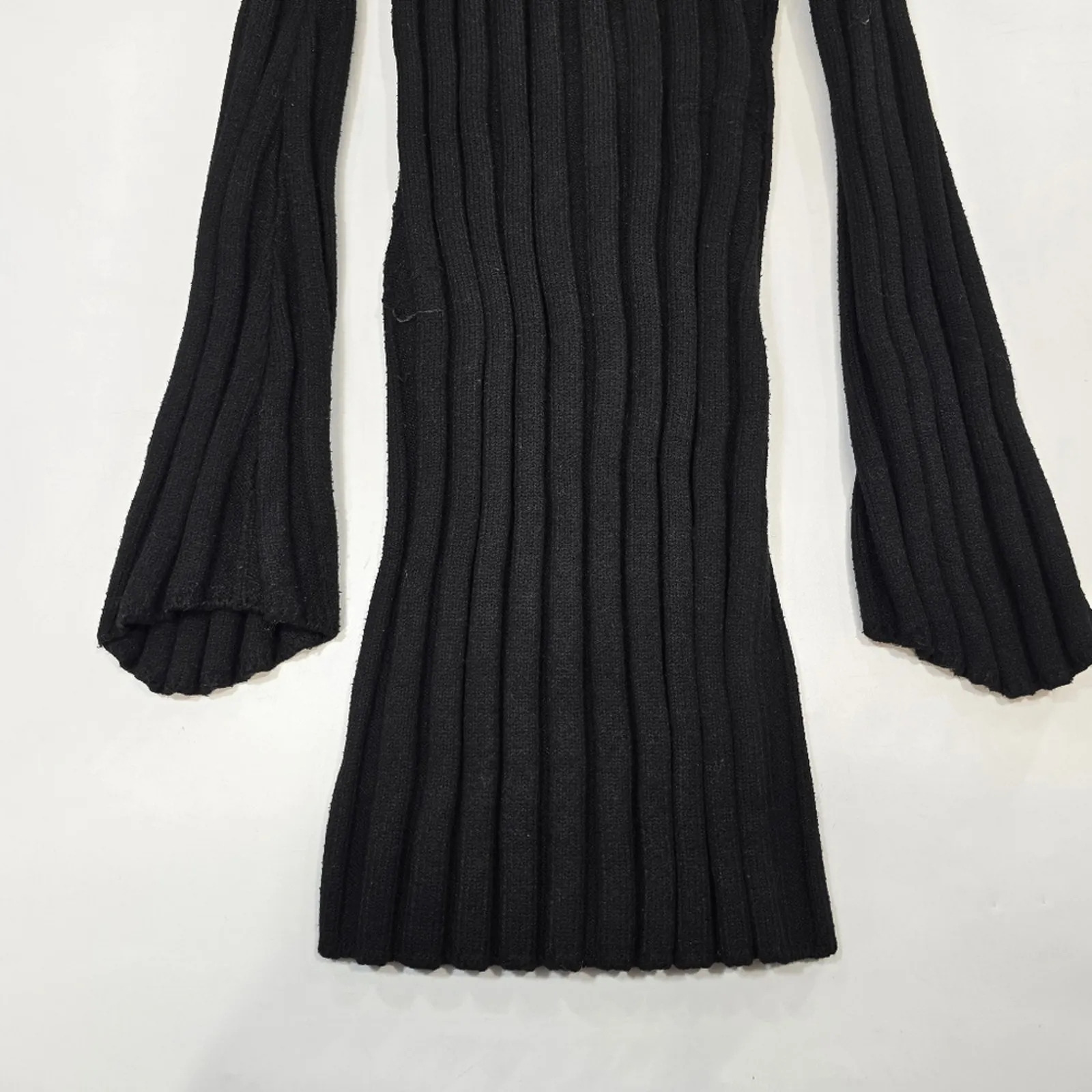 Lovers and Friends Taytay Sweater Dress in Black XS - Image 9