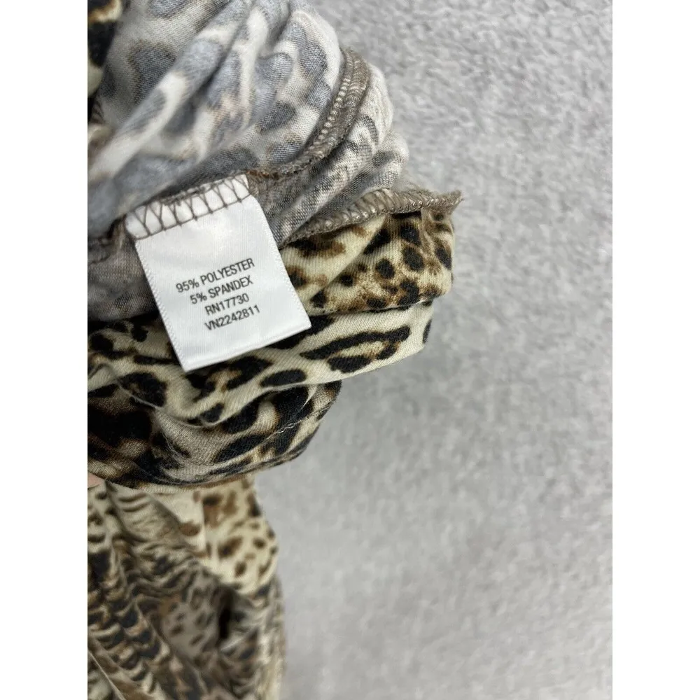 Pure Energy Women's Animal Print Strapless Maxi Dress Plus Size 2 Cheetah Print - Image 2