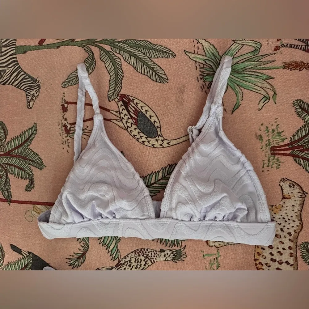 Lavender Wild Fable Retro Terry Cloth Adjustable Bikini Purple Women’s Swimsuit - Image 2