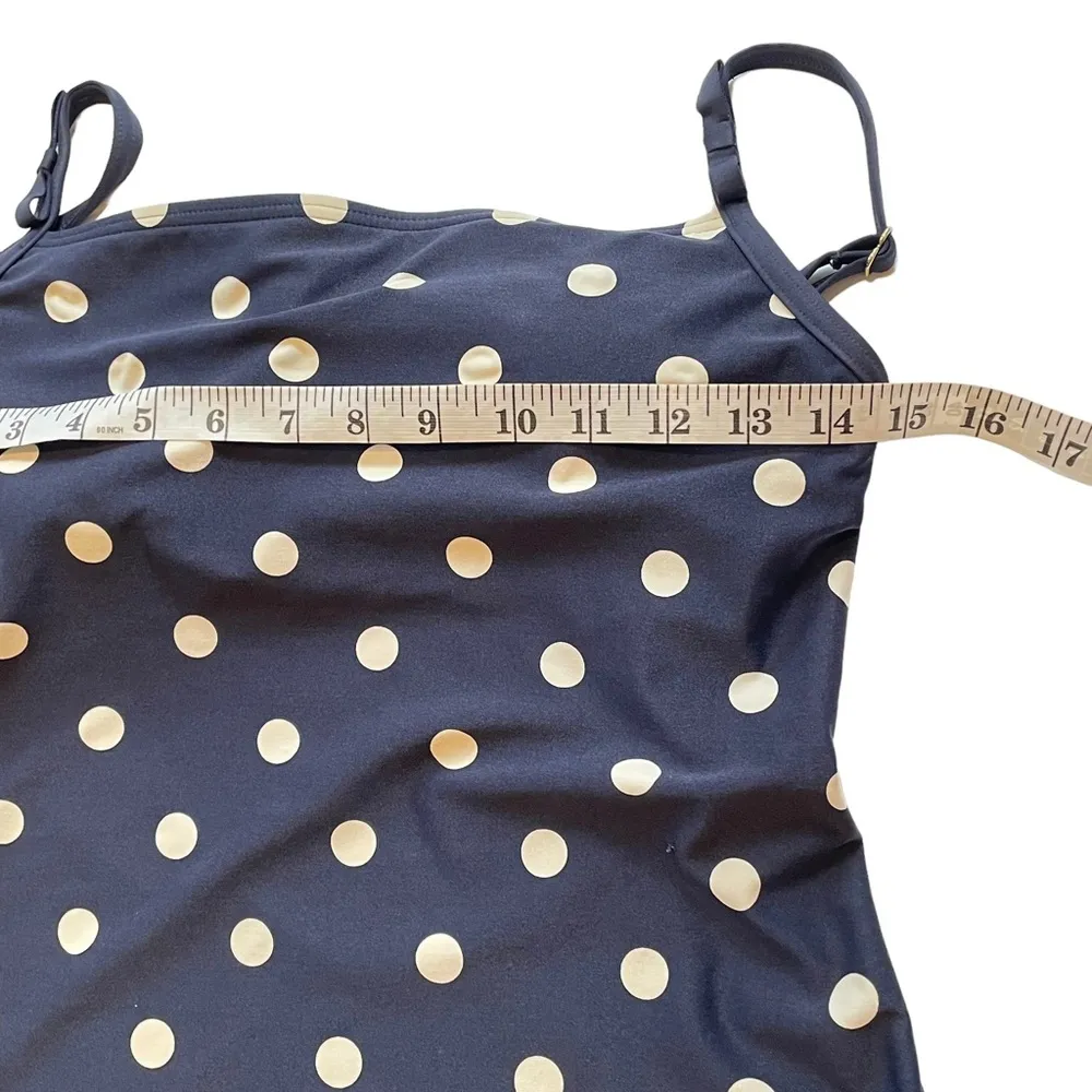 women’s polka Dots swim Tankini top size S - Image 5