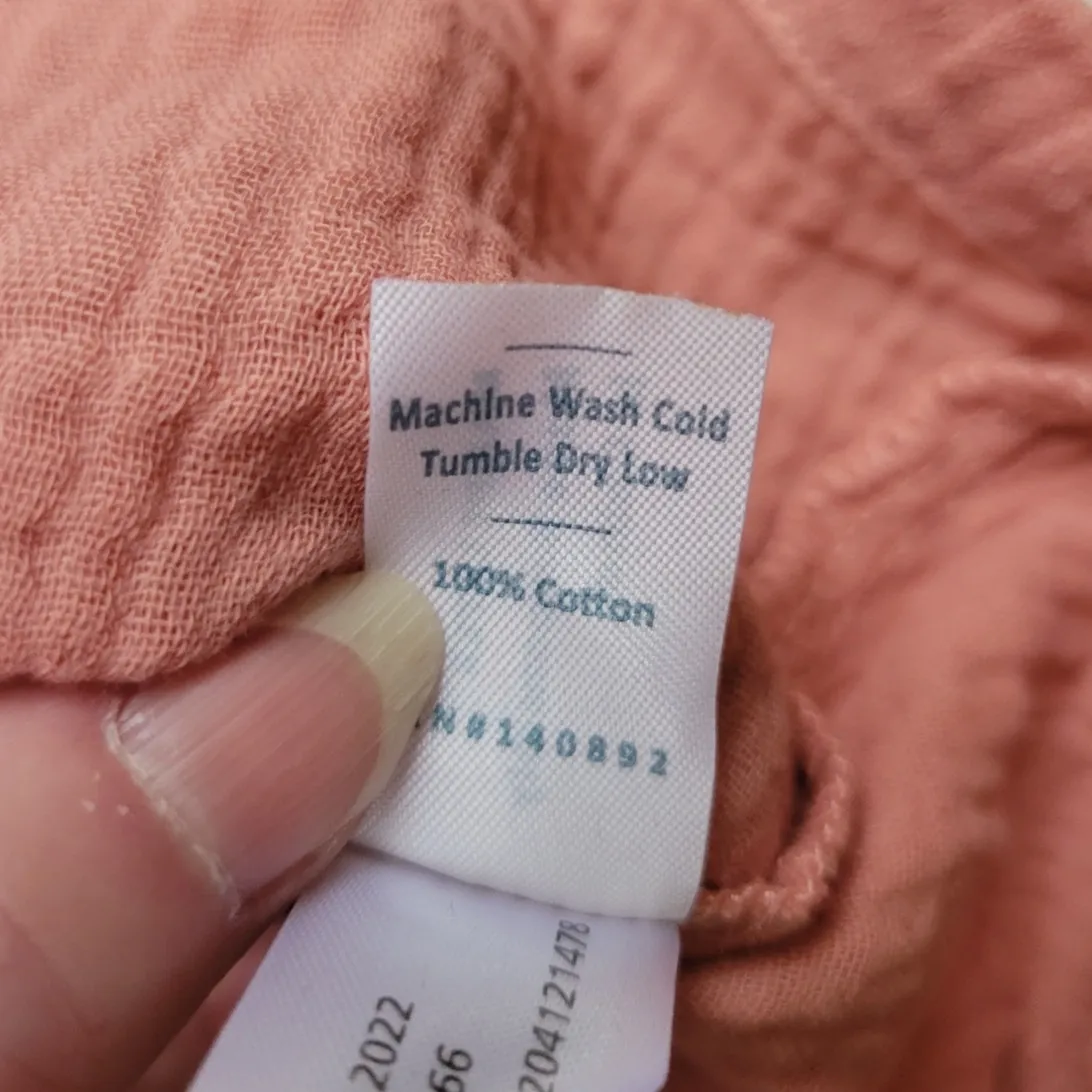 NWT Marine Layer Jude Flutter Sleeve Tank Top‎ Rosette 100% Cotton Gauzy - XS - Image 5