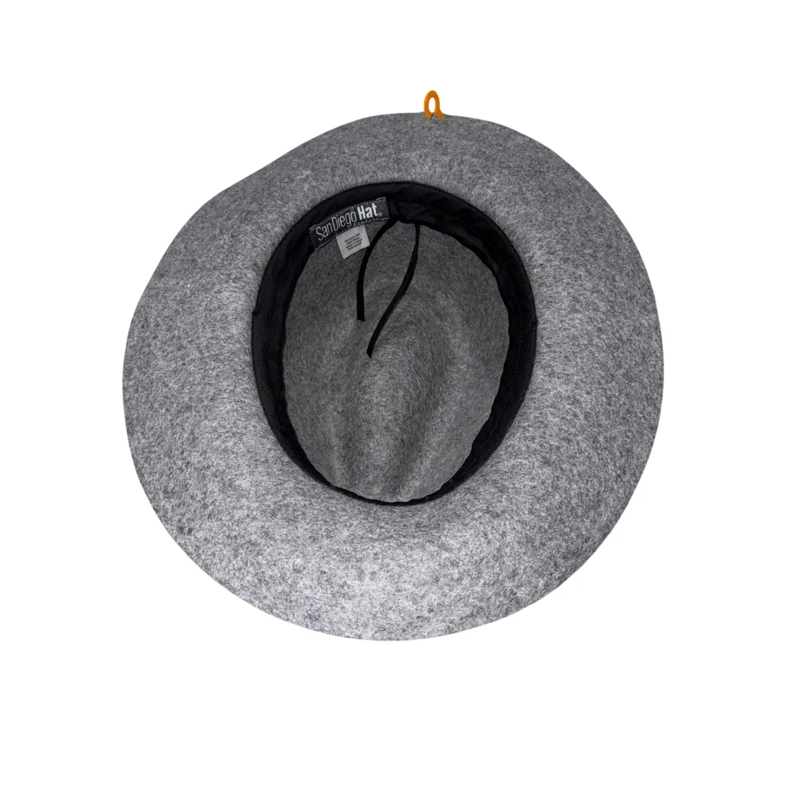 San Diego Hat Co Wool Fedora Hat Grey Black Band Women One Size Gray - Image 3