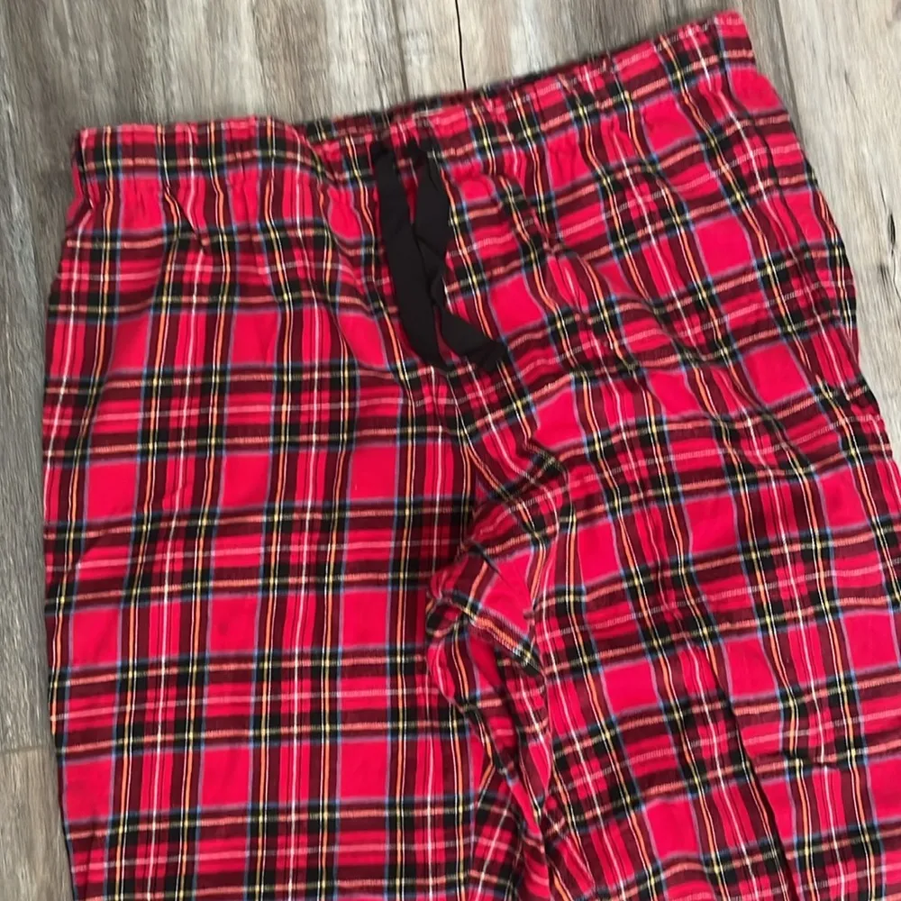 J. Crew red plaid pajama pants size medium - Image 2