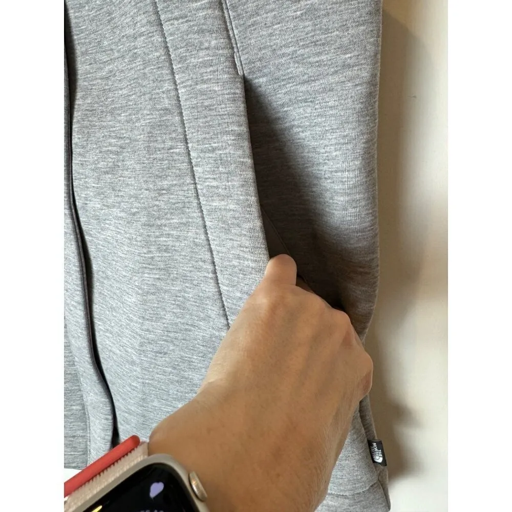 The North Face Vest Women Small Gray Faux Fur‎ Hybrination Thermal 3D Gorpcore - Image 8