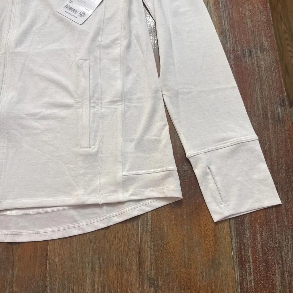 Athleta NWT Women's  White Pacifica Illume UPF Relaxed Hoodie Medium - Image 5