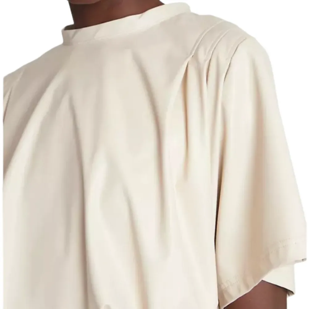 MARANT Etoile Balesi Short Sleeve Mini Dress Chalk - Image 3