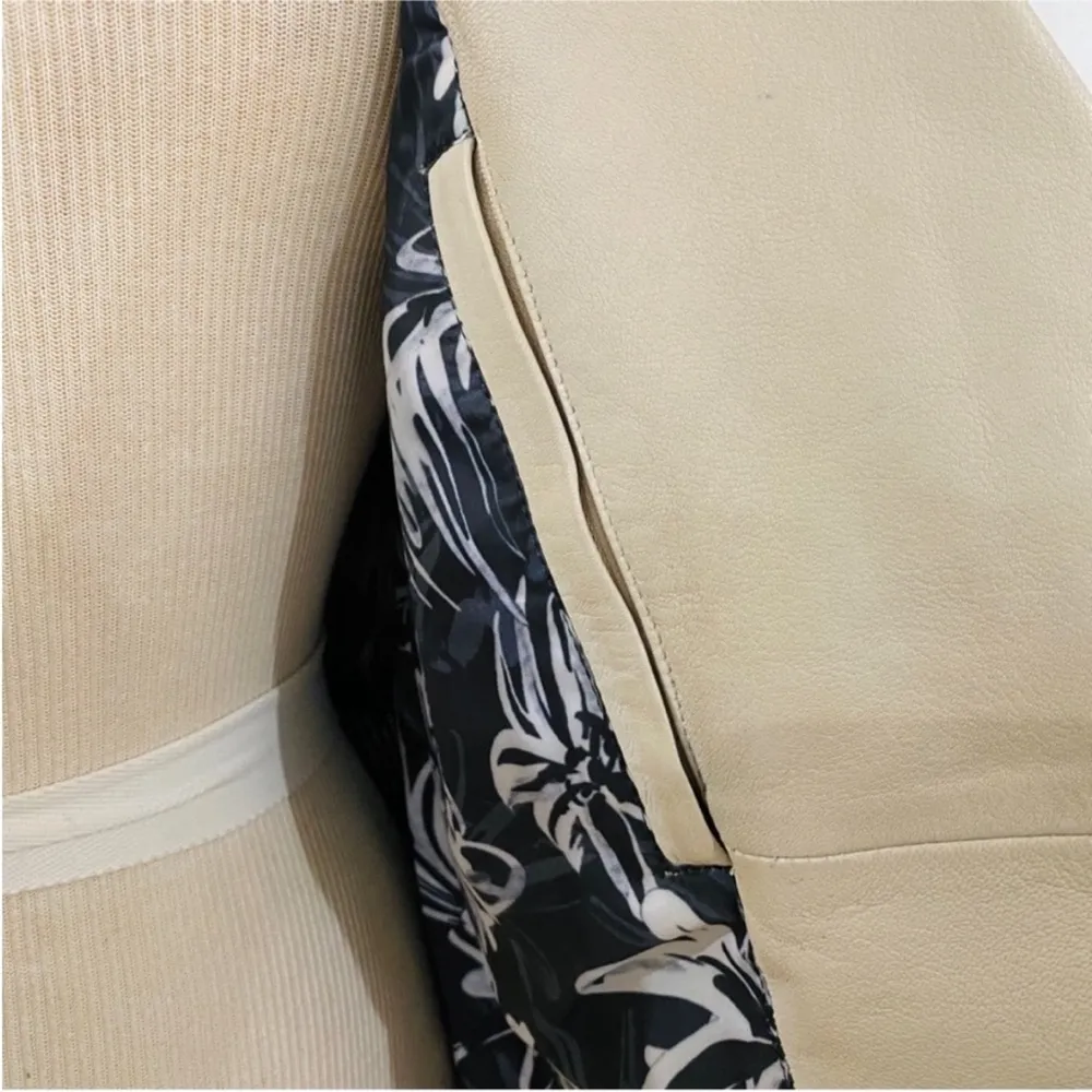 Bod & Christensen cream leather blazer NWT Tan - Image 10