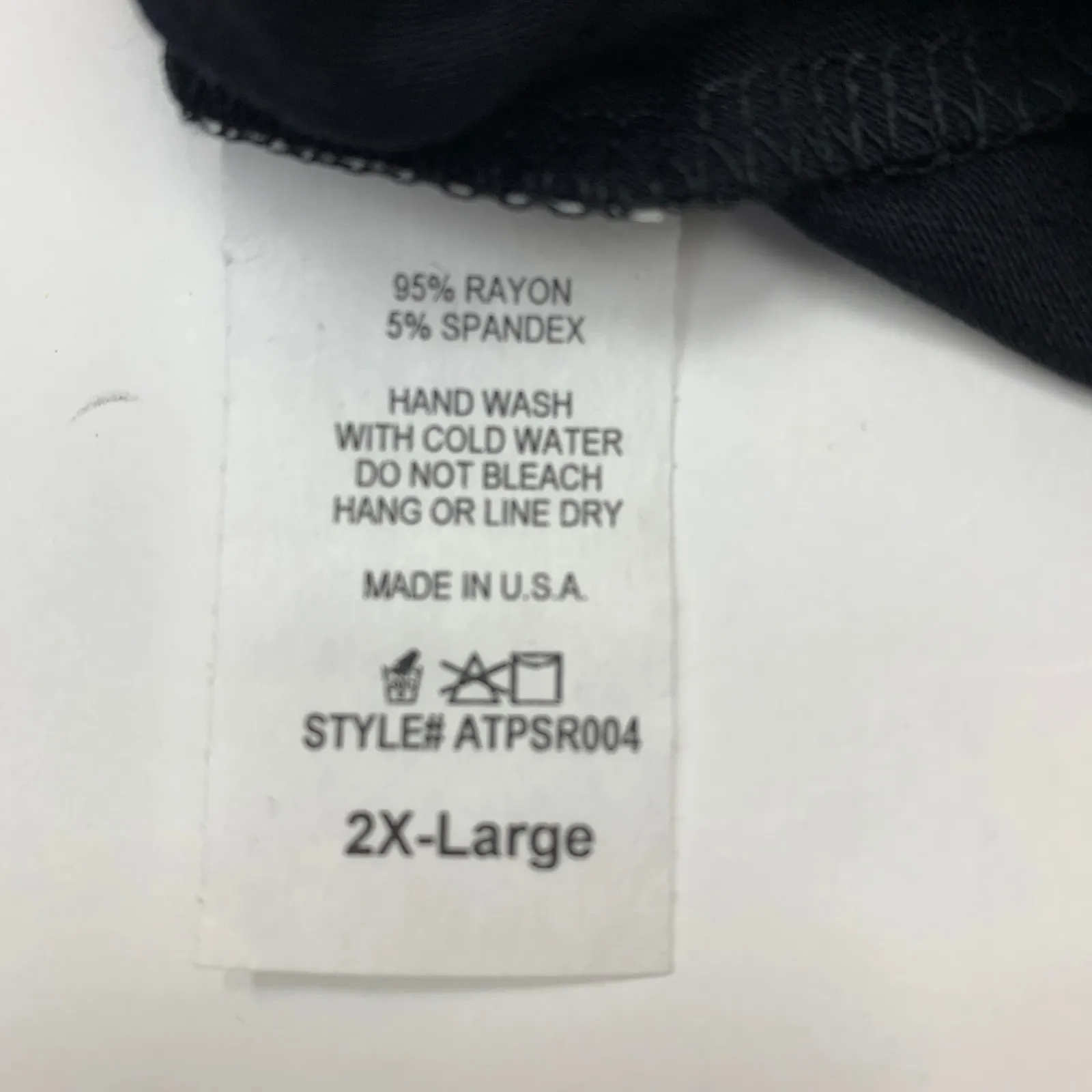 Amore All.F.Y Ruched‎ Sleeveless Black Stretch Tank Top 2X Large New Made in USA Size XXL - Image 4