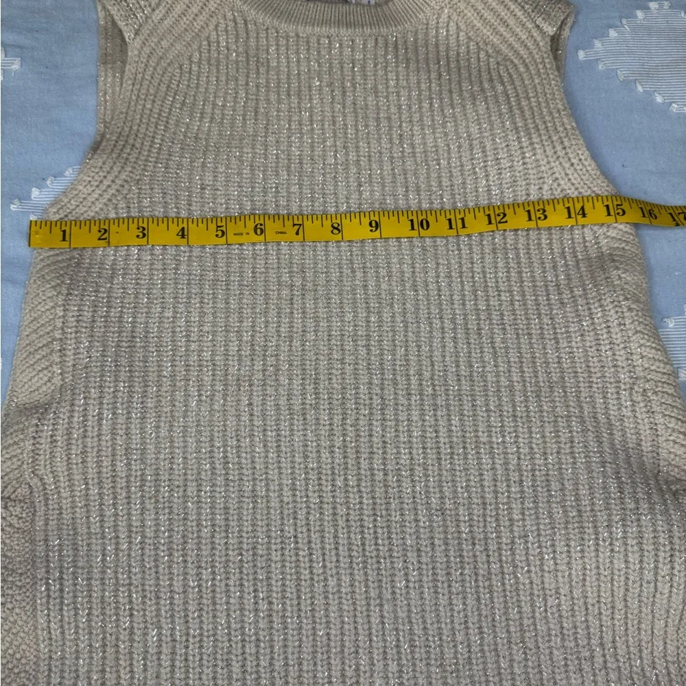 Unbranded Sleeveless Ribbed Knit Tops Tan - Image 9