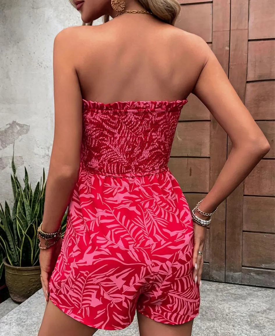 Summer Romper Red Size L - Image 3