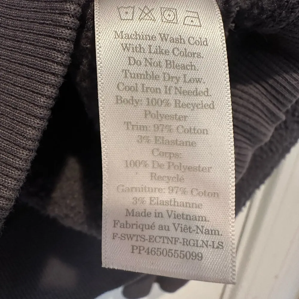 Everlane Renew Fleece Raglan Crewneck Sweatshirt In Pewter Gray - Image 11