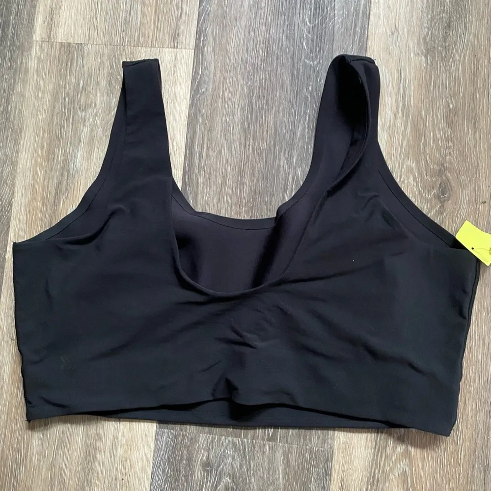 All‎ in Motion Everyday Soft Black Scoop Neck Sports Bra Plus Size 3X NWT - Image 3
