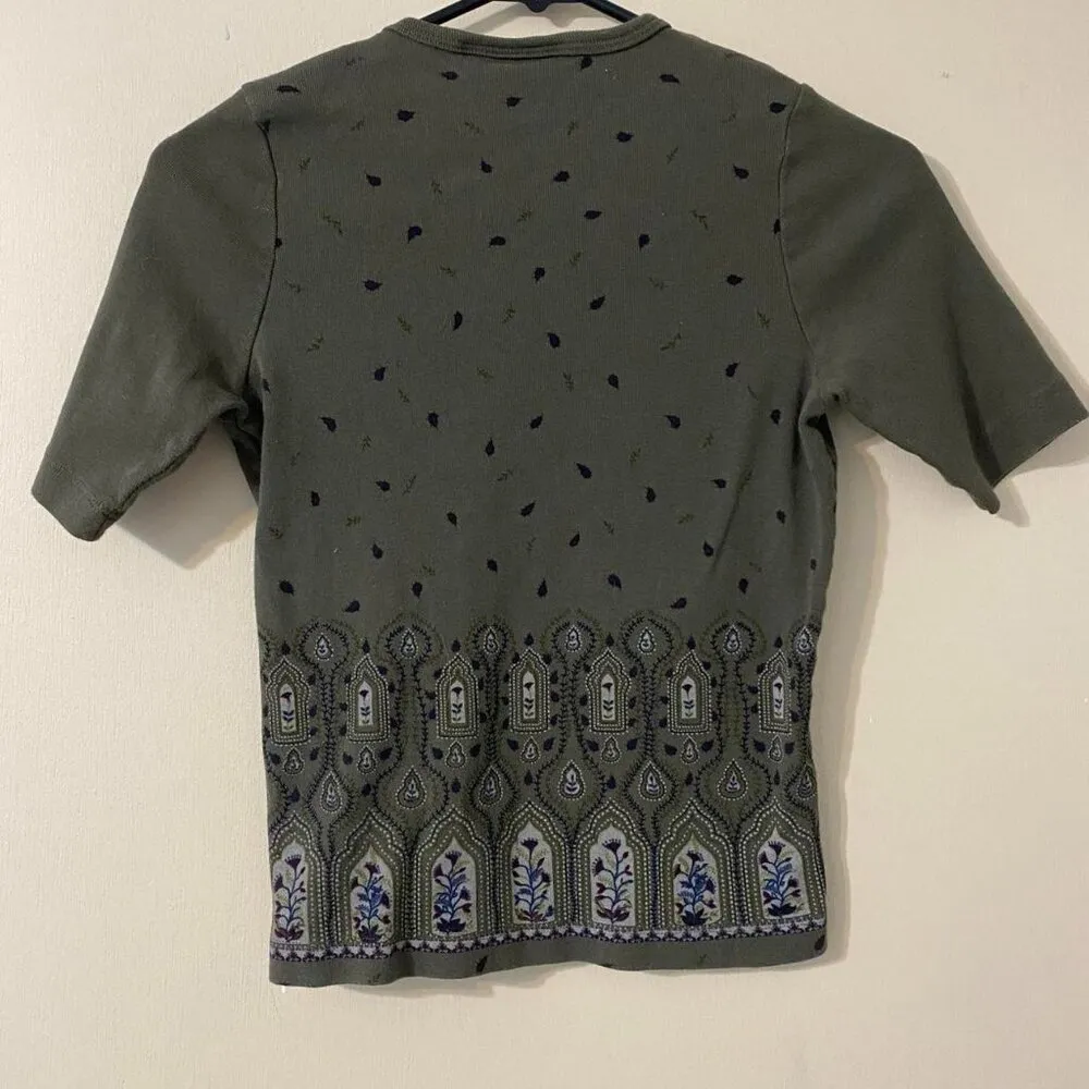 Vintage Sonoma Baby Tee Crop Top Size Medium - Image 2