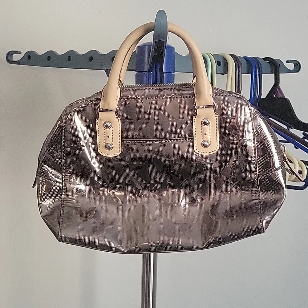 Michael Kors Metallic HandBag - Image 14