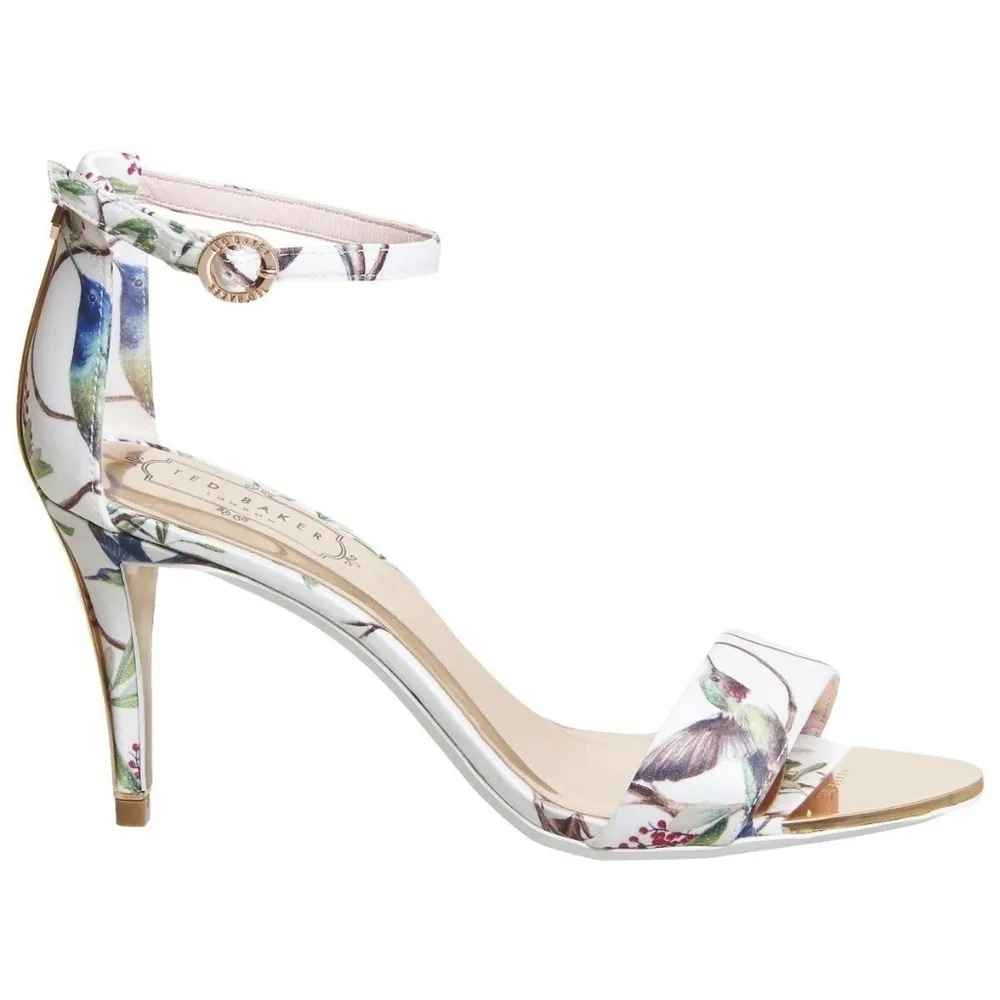 💕Ted Baker💕 Satin Humingbird Ankle Strap Heels - Image 4