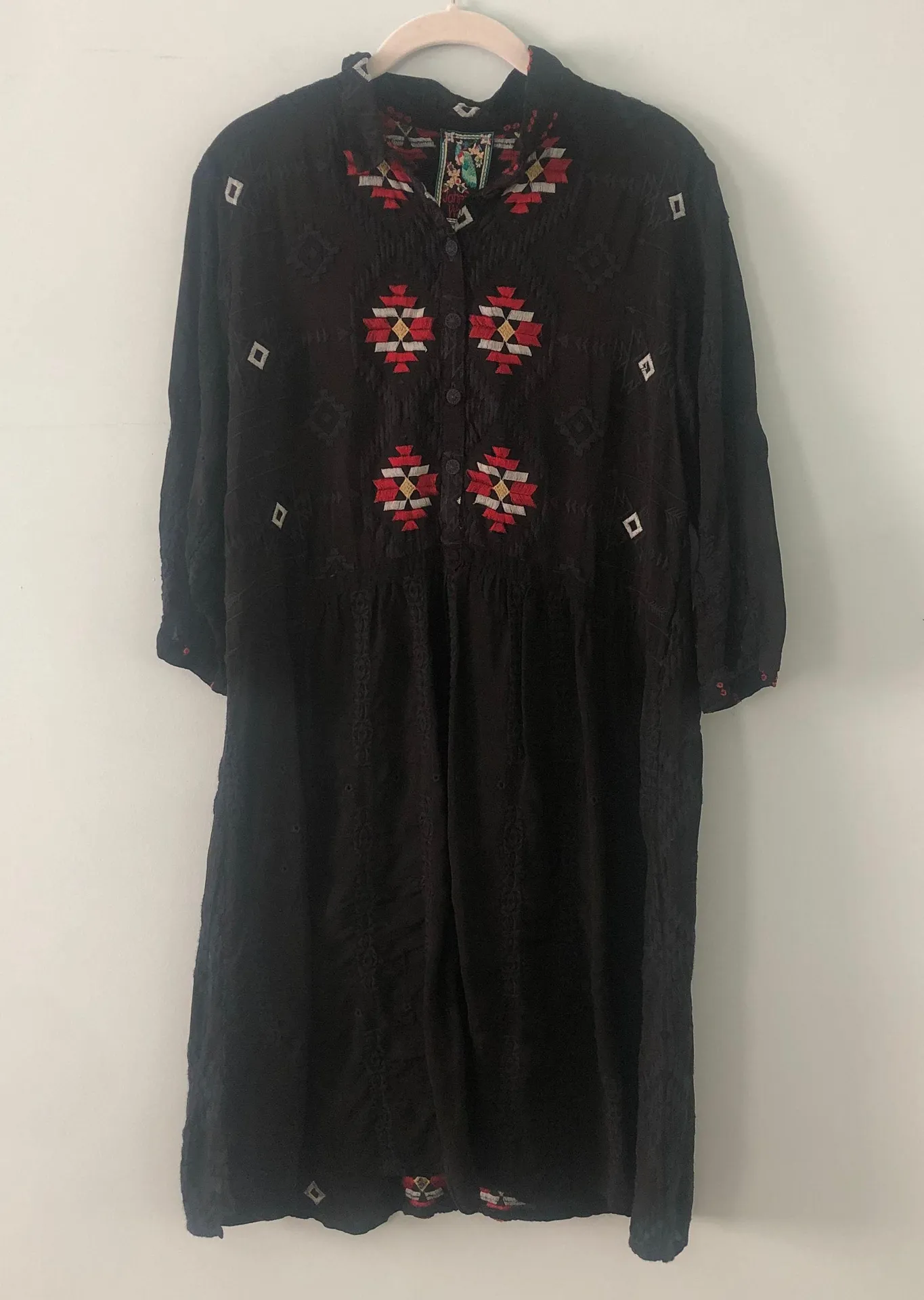 Pocca Embroidered Tunic Dress - Image 5
