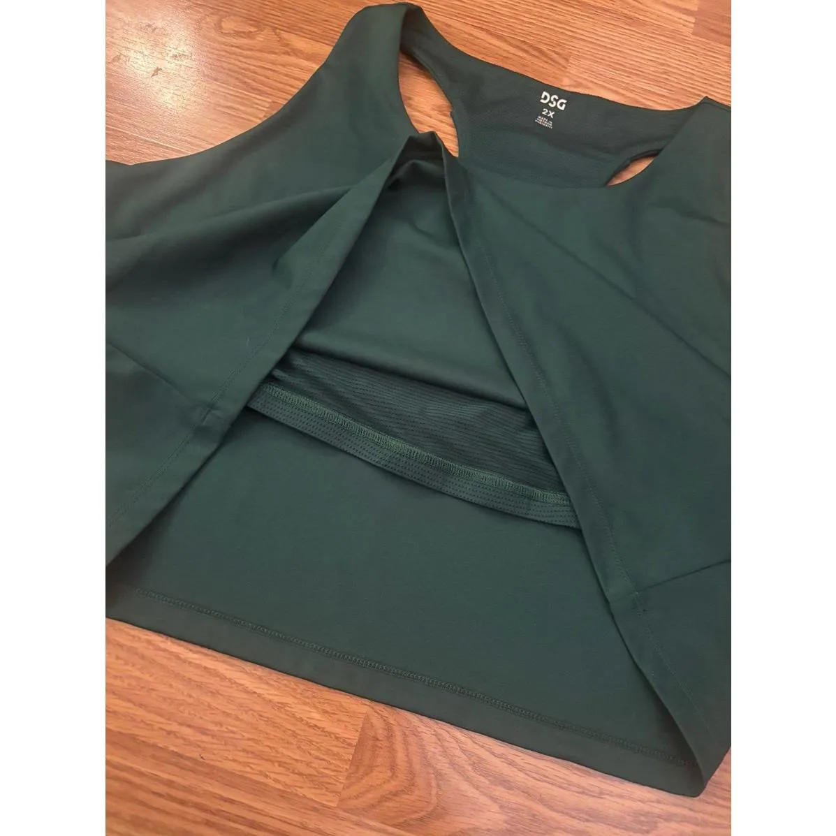 DSG Sports Bra Tank Top Size 2X Green - Image 6