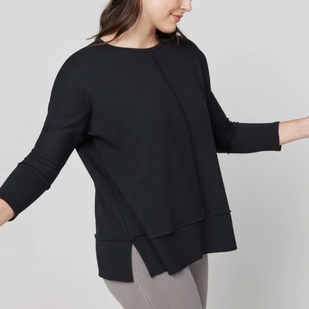 SPANX Perfect Length Black Dolman Sleeve Sweatshirt Top Women’s size small - Image 2