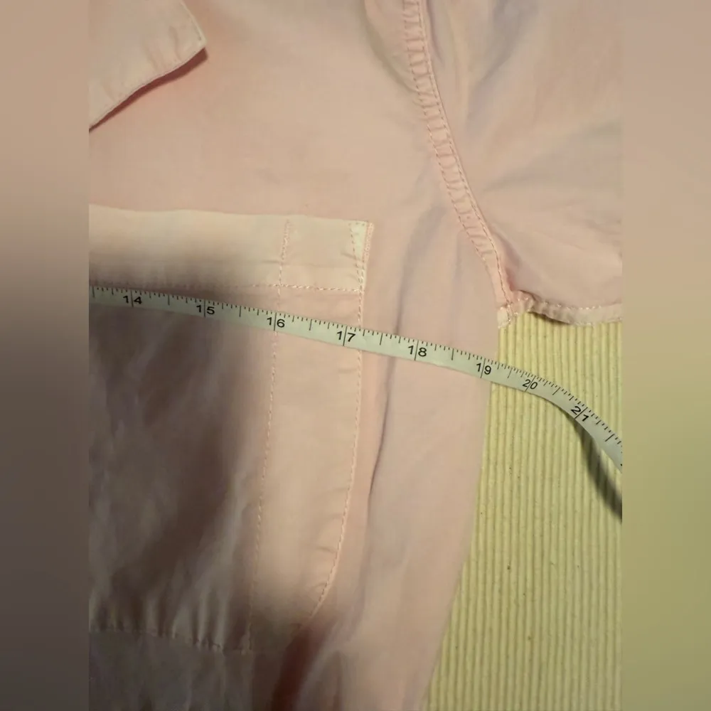 Pistola Light Pink Button-Up Romper Small - Image 10