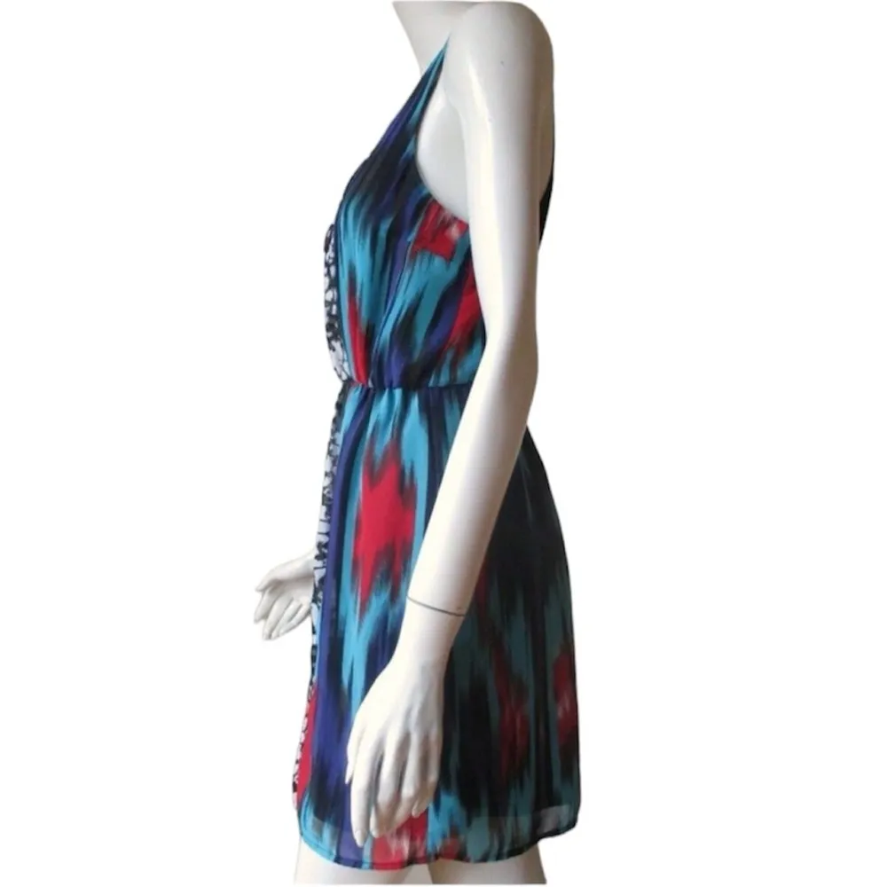 Urban Outfitters "Staring at Stars" Watercolor Abstract Print Mini Dress - Image 3