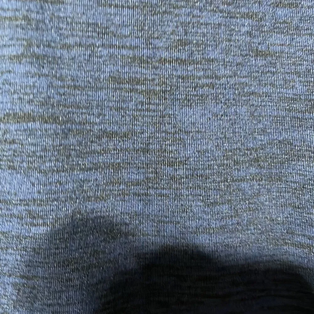 H by Halston Lightweight Navy Stretch Zip-Front Blazer - Image 4